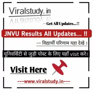 JNVU BA 2nd Year Result 2021