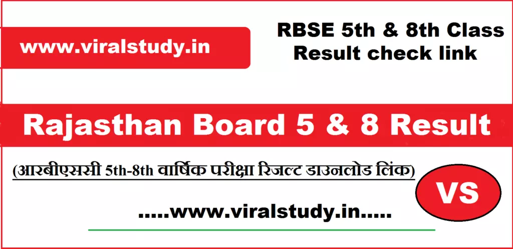 Rajasthan Board 5th Result 2022