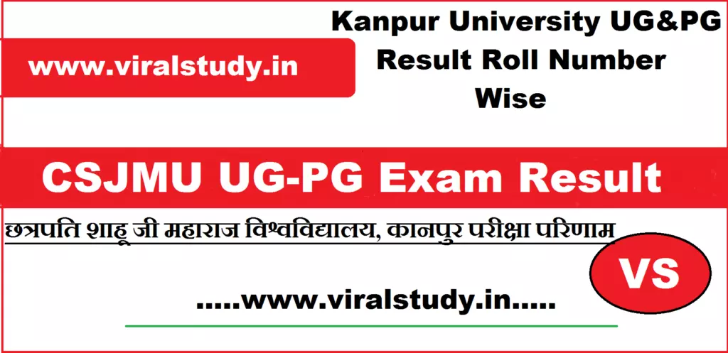 CSJMU BA 1st Year Result 2022