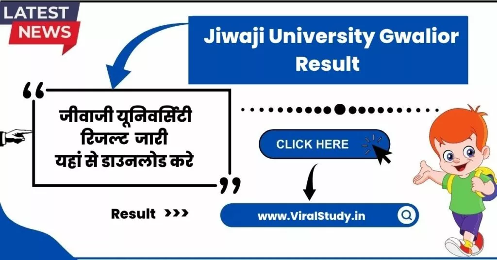 Jiwaji University BA 2nd Year Result 2022 