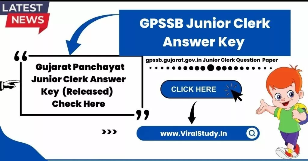 GPSSB Junior Clerk Answer Key