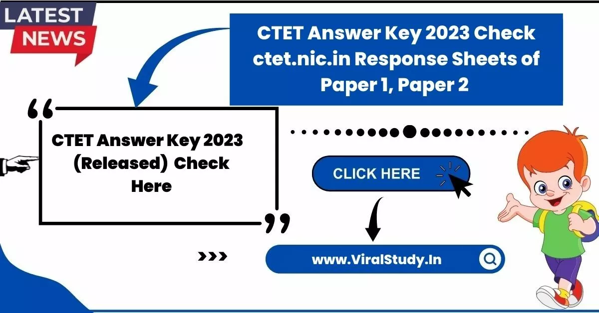 CTET Answer Key 2023