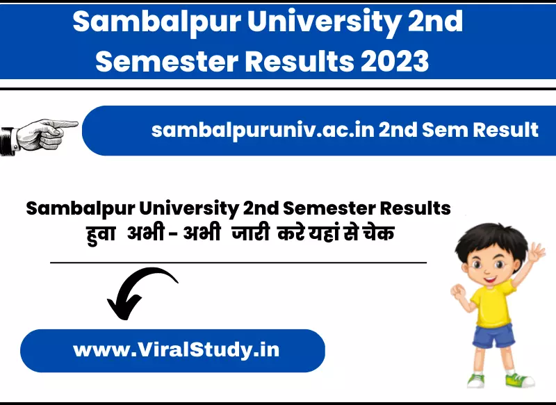 Sambalpur University 2nd Semester Results 2023 (Out)