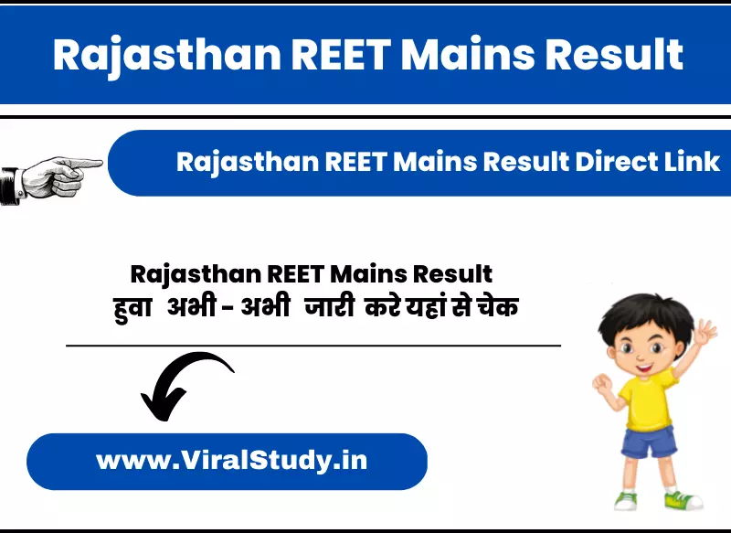 Rajasthan REET Mains Result