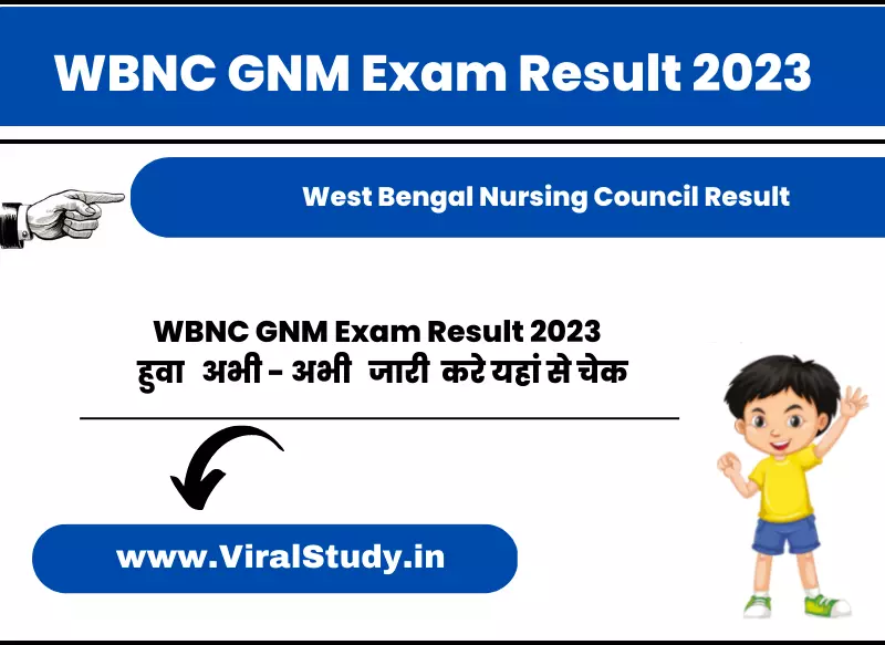 WBNC GNM Exam Result 2023