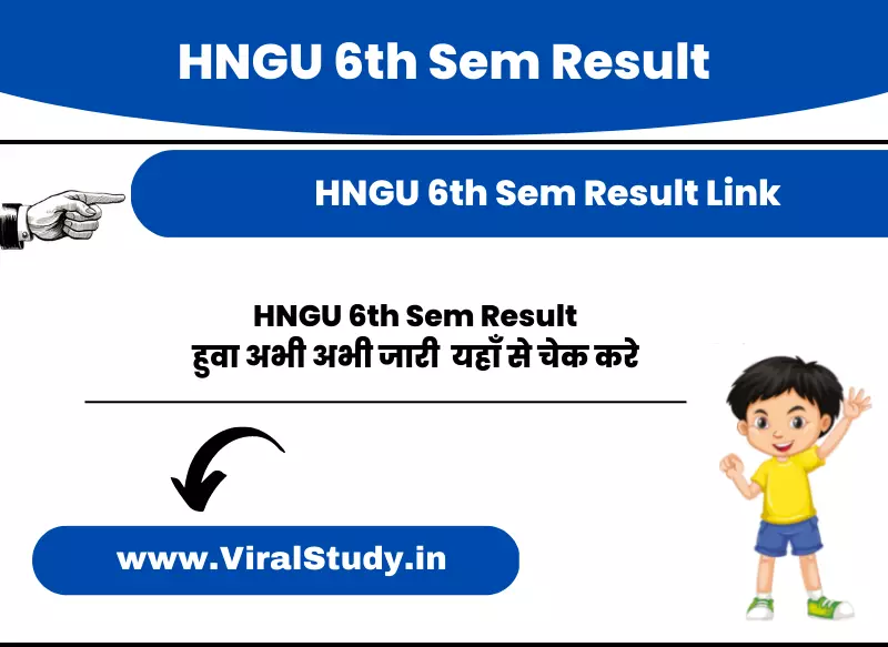 HNGU 6th Sem Result