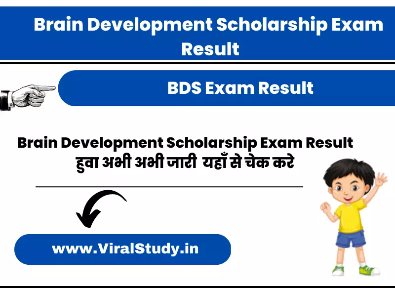 Brain Development Scholarship Exam Result