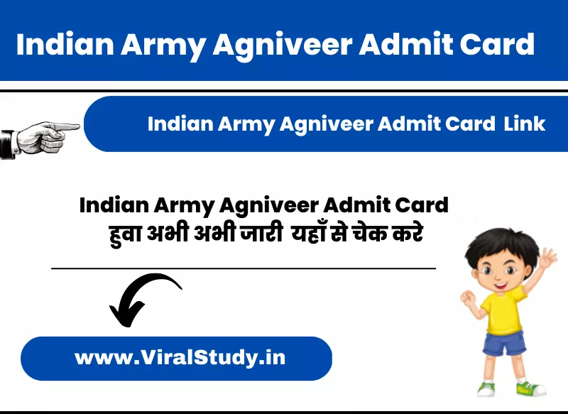 joinindianarmy.nic.in Army Agniveer Admit Card