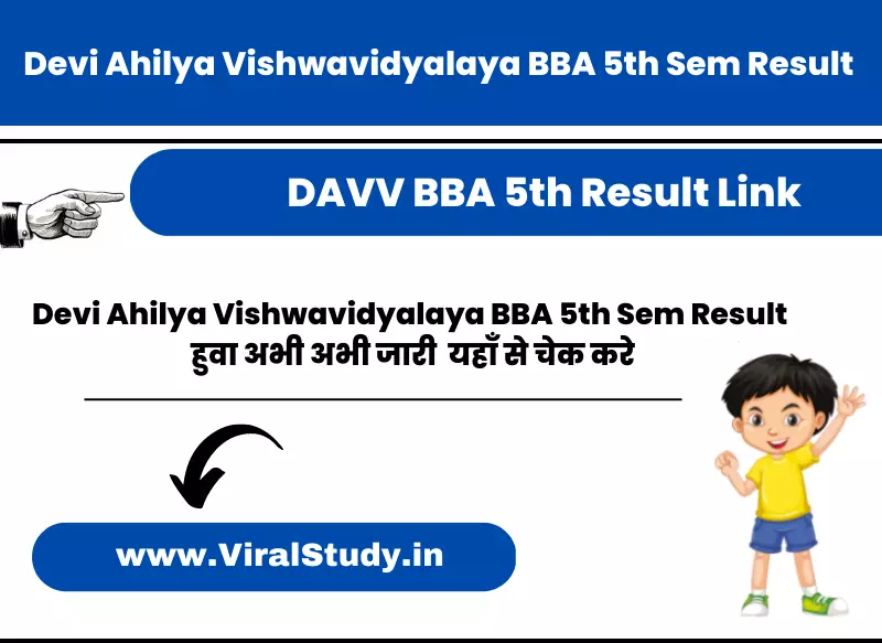 Devi Ahilya Vishwavidyalaya BBA 5th Sem Result