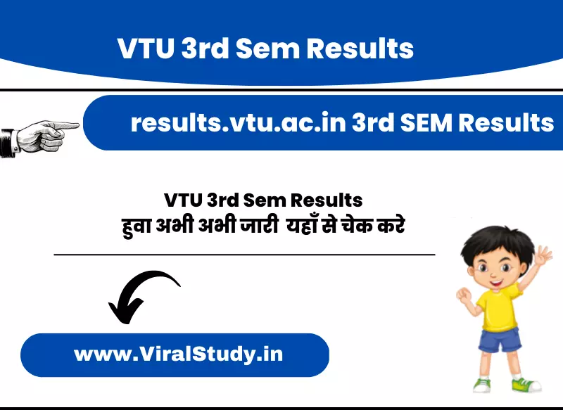 VTU 3rd Sem Results